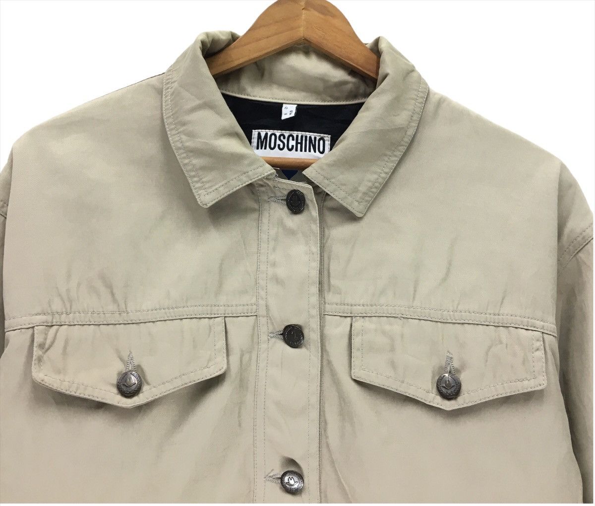 Designer × Moschino MOSCHINO Button Up Nice Design Light Jacket Size US M / EU 48-50 / 2 - 4 Thumbnail