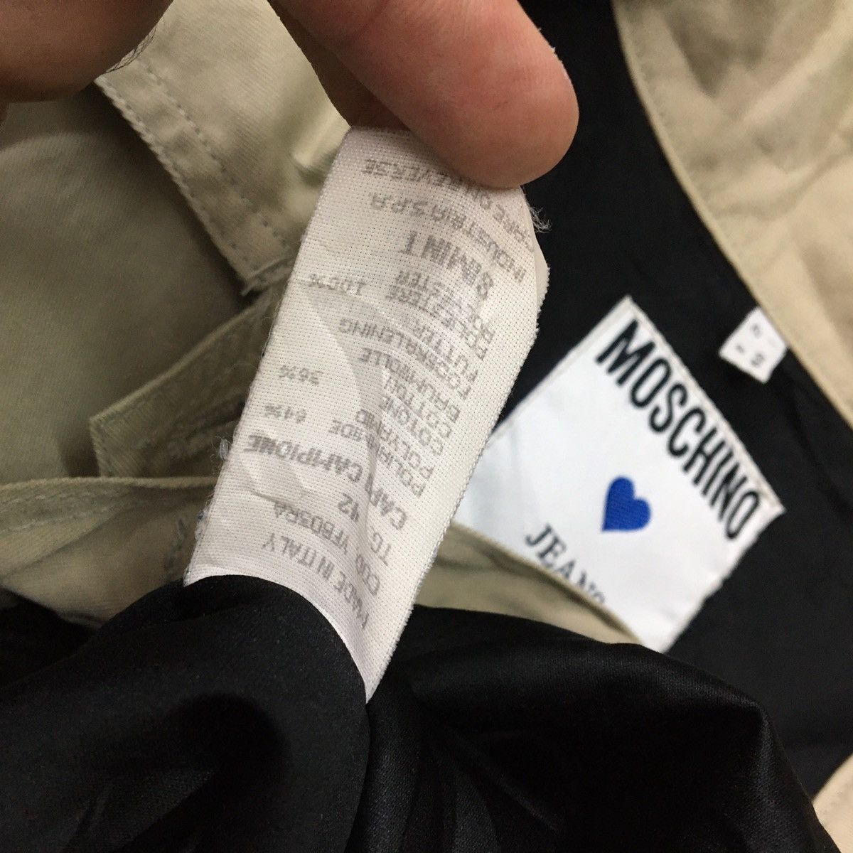 Designer × Moschino MOSCHINO Button Up Nice Design Light Jacket Size US M / EU 48-50 / 2 - 14 Thumbnail