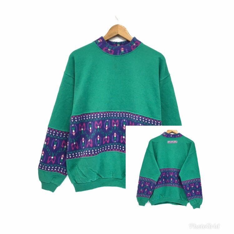 Vintage Vintage Plain Crewneck Nice Design Sweatshirt Size US M / EU 48-50 / 2 - 3 Thumbnail