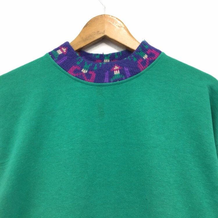 Vintage Vintage Plain Crewneck Nice Design Sweatshirt Size US M / EU 48-50 / 2 - 7 Thumbnail