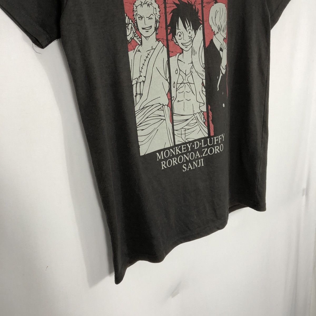Anime × One Piece 🔥Rare🔥🇯🇵One Piece Luffy Zoro Sanji Promo Anime Tee Size US M / EU 48-50 / 2 - 8 Thumbnail
