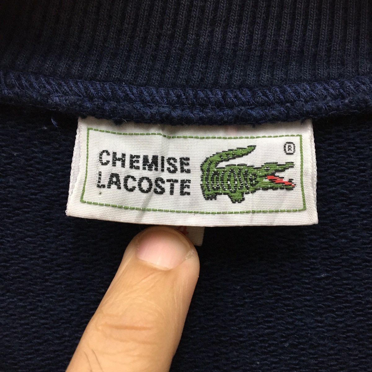 Lacoste × Vintage LACOSTE Crewneck Sweatshirt Size S / US 4 / IT 40 - 7 Thumbnail