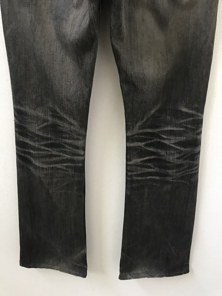 Hiroshi Fujiwara × Vanquish Vanquish Tokyo Stone Wash Low Rise Flare Denim Jeans Size US 30 / EU 46 - 14 Thumbnail