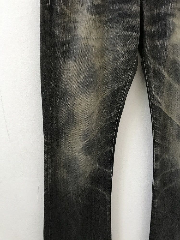 Hiroshi Fujiwara × Vanquish Vanquish Tokyo Stone Wash Low Rise Flare Denim Jeans Size US 30 / EU 46 - 6 Thumbnail