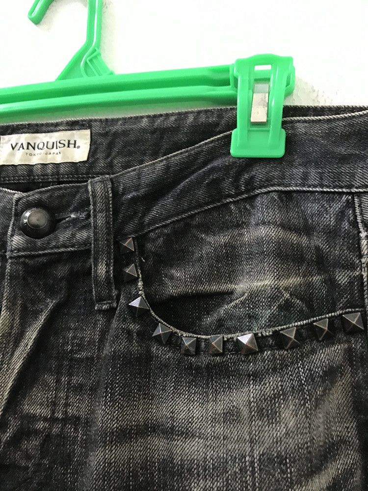 Hiroshi Fujiwara × Vanquish Vanquish Tokyo Stone Wash Low Rise Flare Denim Jeans Size US 30 / EU 46 - 5 Thumbnail