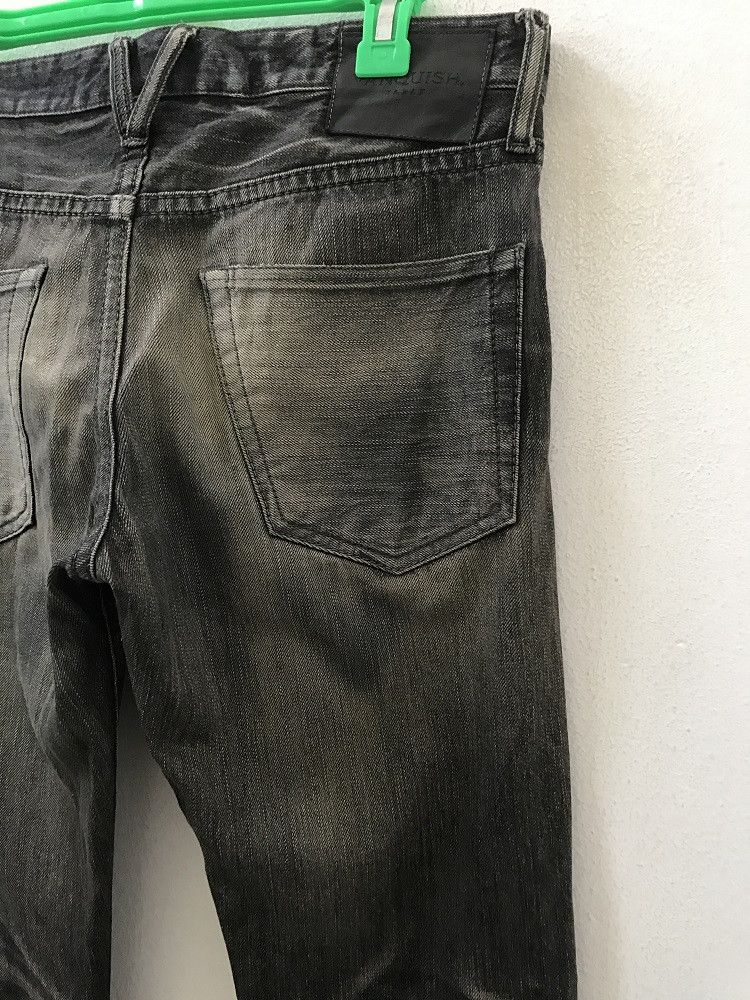 Hiroshi Fujiwara × Vanquish Vanquish Tokyo Stone Wash Low Rise Flare Denim Jeans Size US 30 / EU 46 - 13 Thumbnail