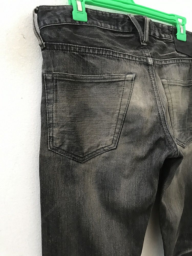 Hiroshi Fujiwara × Vanquish Vanquish Tokyo Stone Wash Low Rise Flare Denim Jeans Size US 30 / EU 46 - 12 Thumbnail