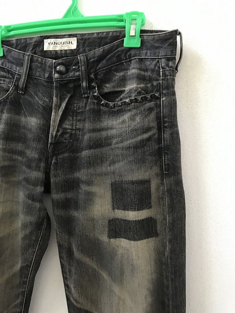 Hiroshi Fujiwara × Vanquish Vanquish Tokyo Stone Wash Low Rise Flare Denim Jeans Size US 30 / EU 46 - 4 Thumbnail