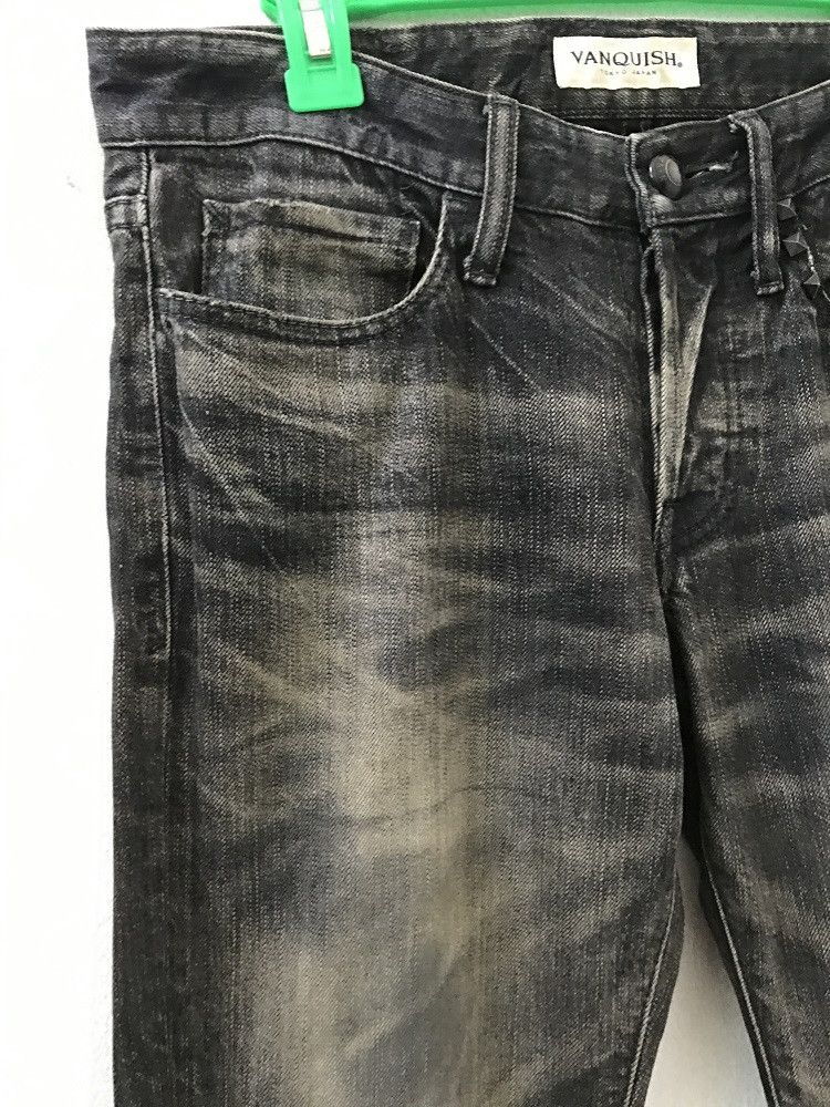 Hiroshi Fujiwara × Vanquish Vanquish Tokyo Stone Wash Low Rise Flare Denim Jeans Size US 30 / EU 46 - 3 Thumbnail