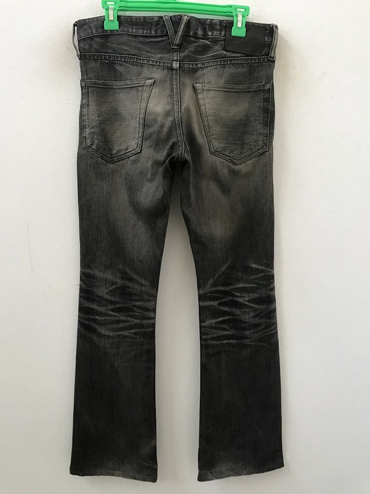 Hiroshi Fujiwara × Vanquish Vanquish Tokyo Stone Wash Low Rise Flare Denim Jeans Size US 30 / EU 46 - 11 Thumbnail