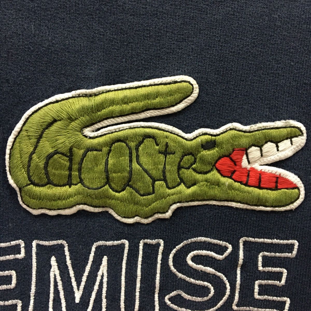 Lacoste × Vintage LACOSTE Crewneck Sweatshirt BigLogo Size S / US 4 / IT 40 - 7 Thumbnail