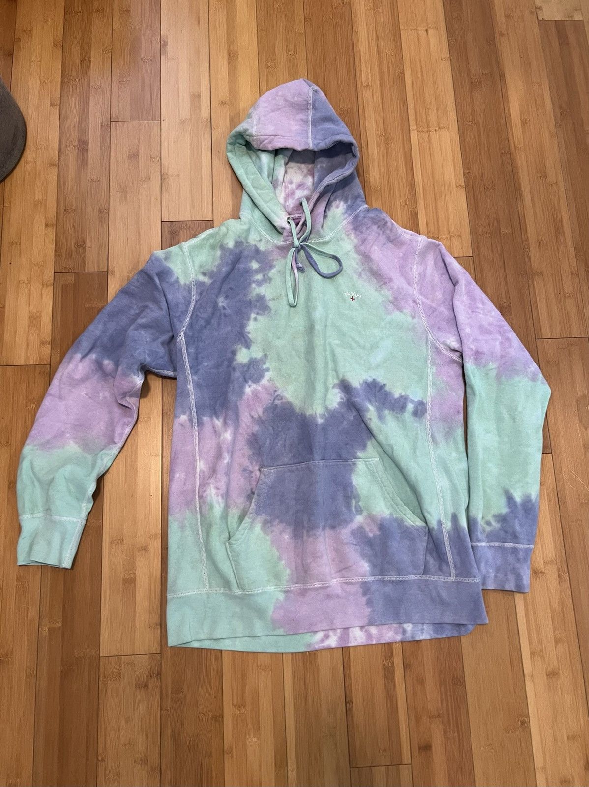 Noah Noah NY Tie Dye Yellow Hoodie Grailed