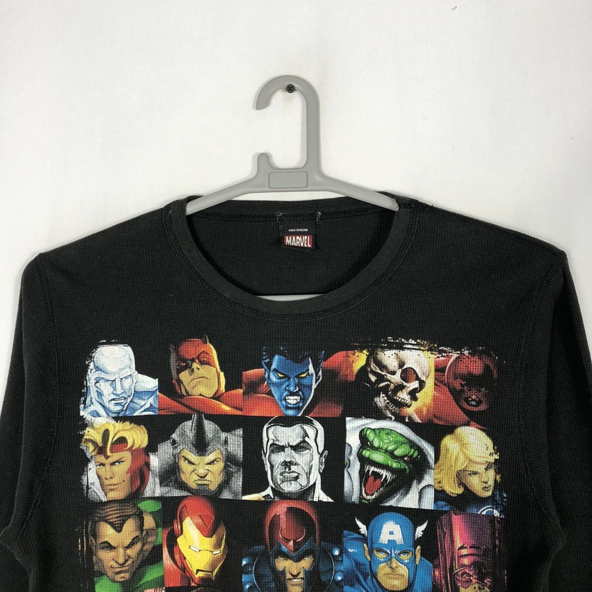 Mad Engine × Marvel Comics 🔥Sick🔥Vintage Marvel Promo All Character Raptee Waffle Shirt Size US S / EU 44-46 / 1 - 2 Thumbnail