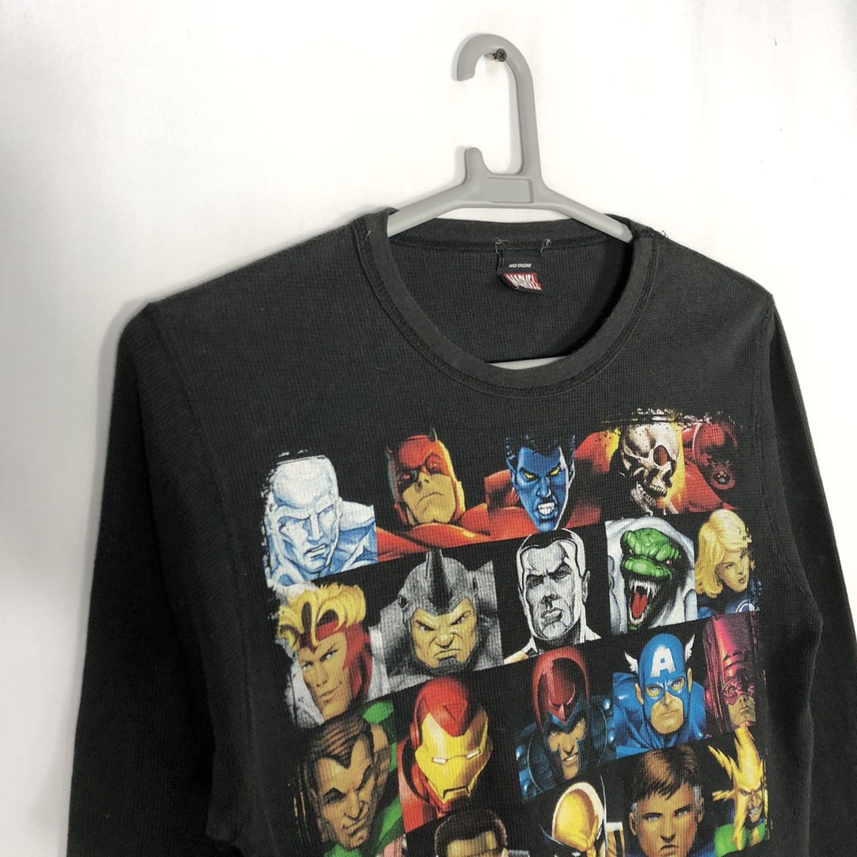 Mad Engine × Marvel Comics 🔥Sick🔥Vintage Marvel Promo All Character Raptee Waffle Shirt Size US S / EU 44-46 / 1 - 10 Thumbnail