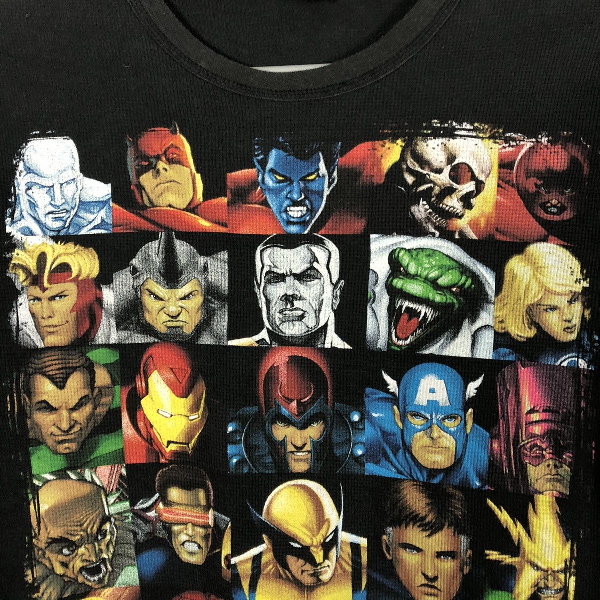 Mad Engine × Marvel Comics 🔥Sick🔥Vintage Marvel Promo All Character Raptee Waffle Shirt Size US S / EU 44-46 / 1 - 4 Thumbnail
