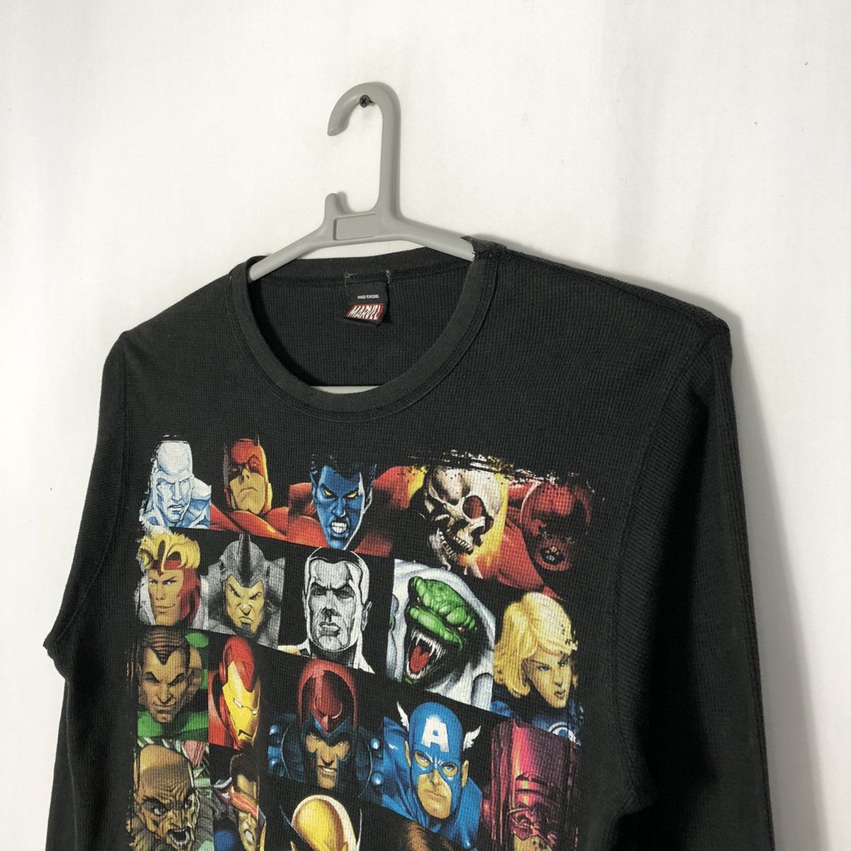 Mad Engine × Marvel Comics 🔥Sick🔥Vintage Marvel Promo All Character Raptee Waffle Shirt Size US S / EU 44-46 / 1 - 8 Thumbnail