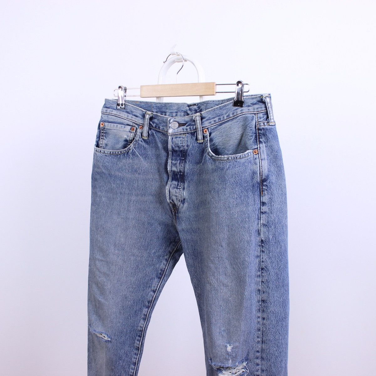 Levi's Vintage Levi’s Lot 501 Denim Jeans Size US 32 / EU 48 - 2 Thumbnail