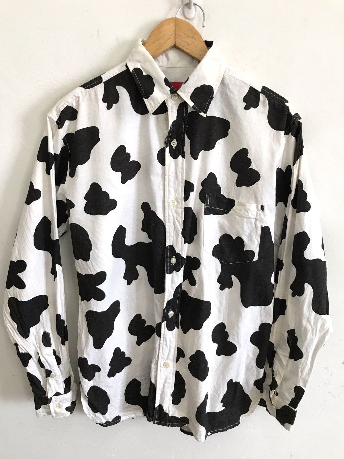 Designer Optopus Army Camouflage Cow Design Button Shirt Size US L / EU 52-54 / 3 - 1 Thumbnail