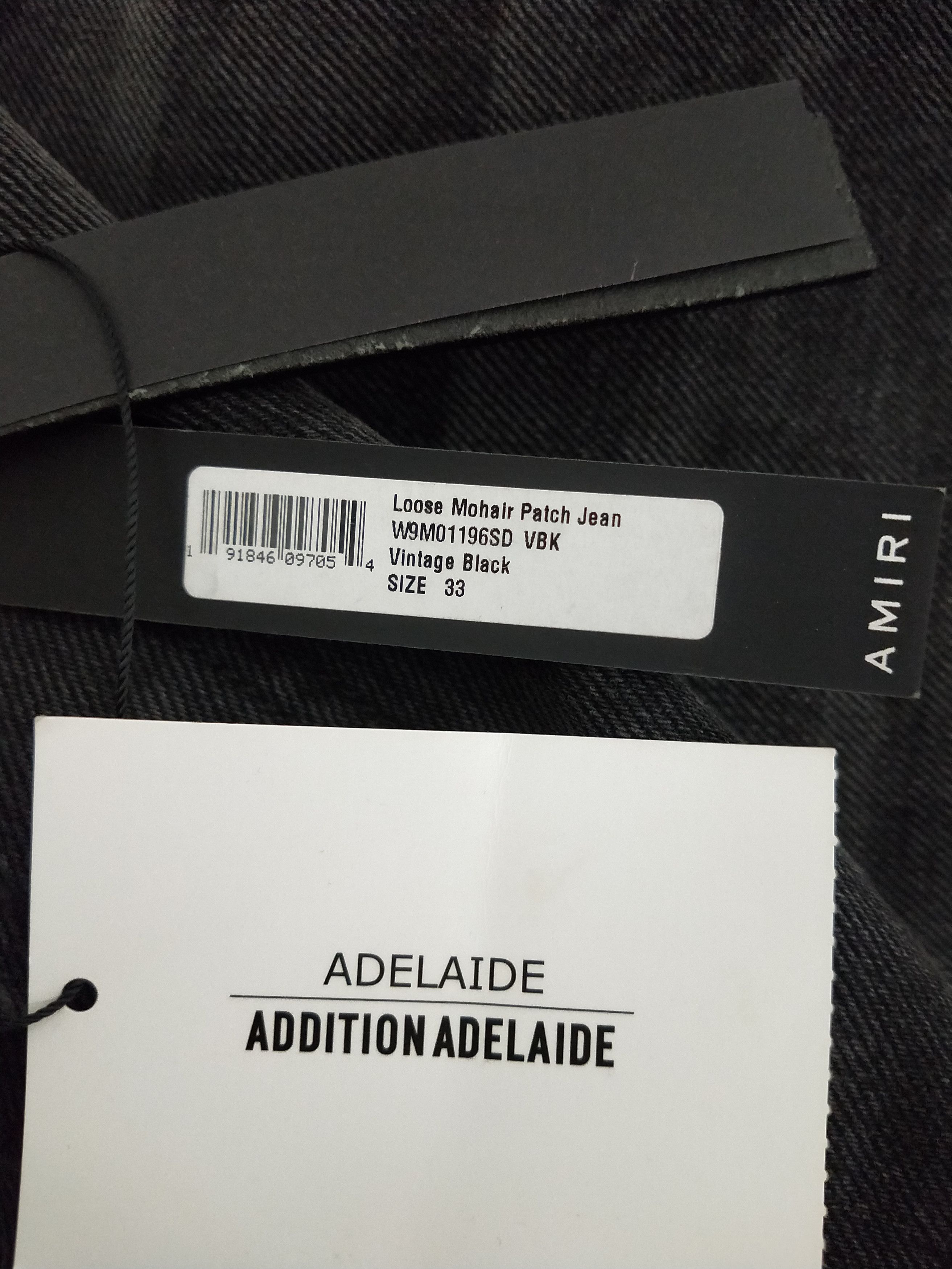 Amiri Loose Mohair Patch Jeans Size US 33 - 8 Thumbnail