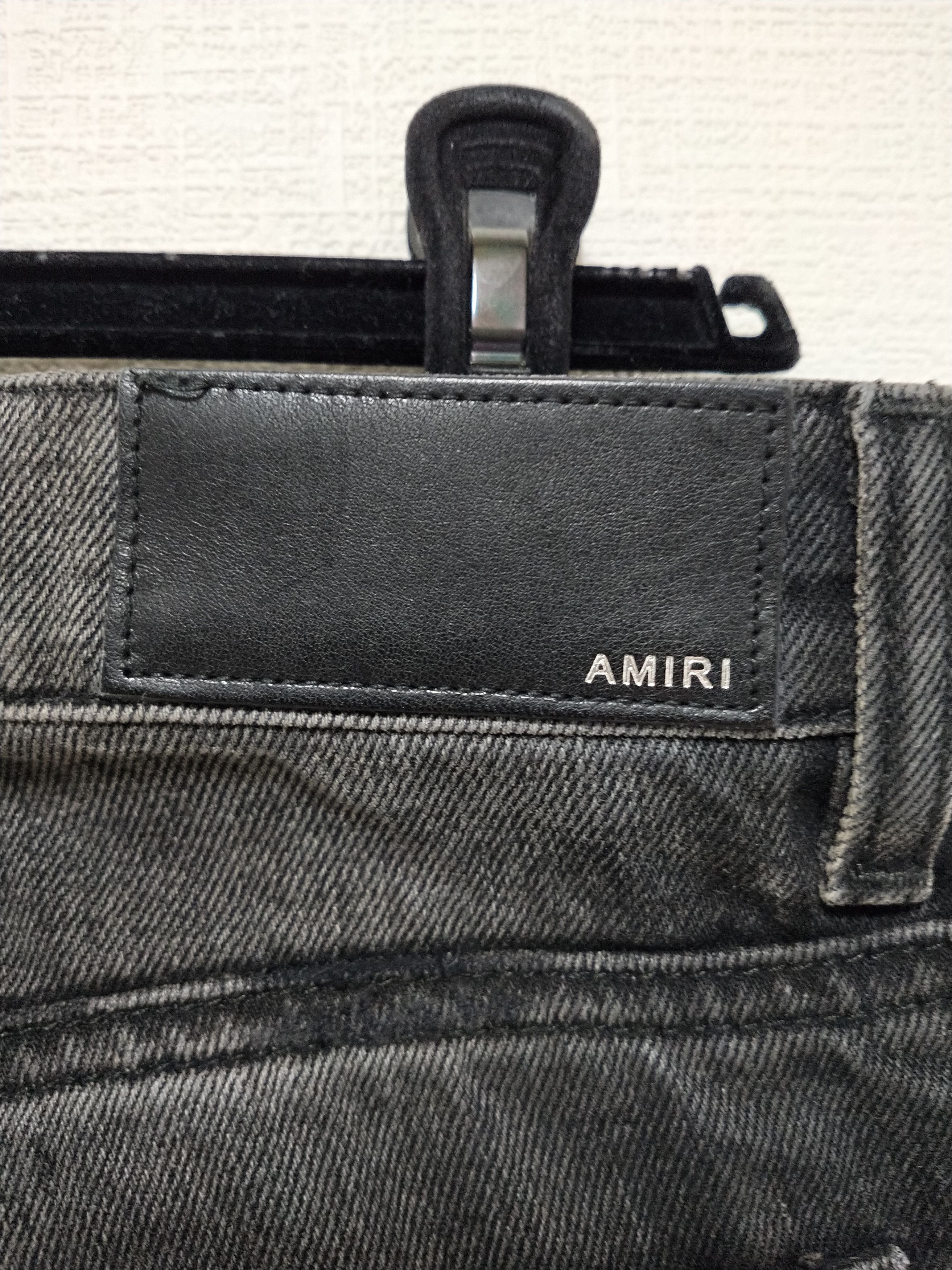 Amiri Loose Mohair Patch Jeans Size US 33 - 5 Thumbnail