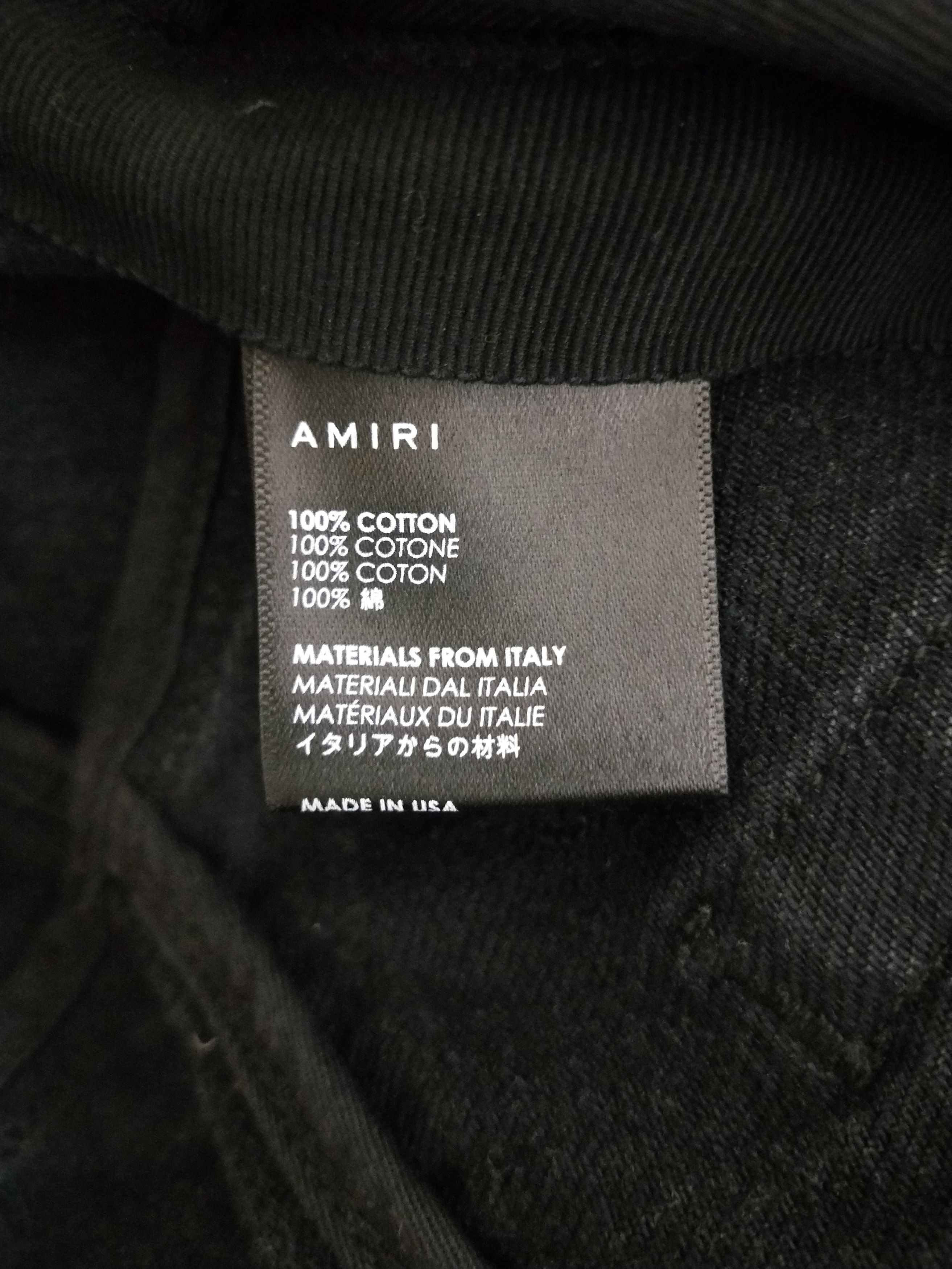 Amiri Loose Mohair Patch Jeans Size US 33 - 6 Thumbnail