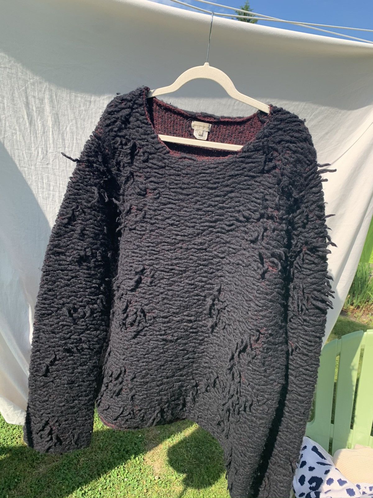 Dries Van Noten × Grailed Super Rare! Dries Van Noten Dread Wool Archive sweater Size US XL / EU 56 / 4 - 5 Thumbnail