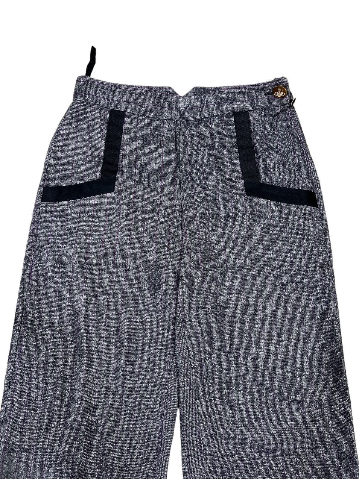 Vivienne Westwood GRAIL🔥2010 Vivienne Westwood 🇮🇹 Wool Blend Baggy Pants Size 26" / US 2 / IT 38 - 2 Thumbnail