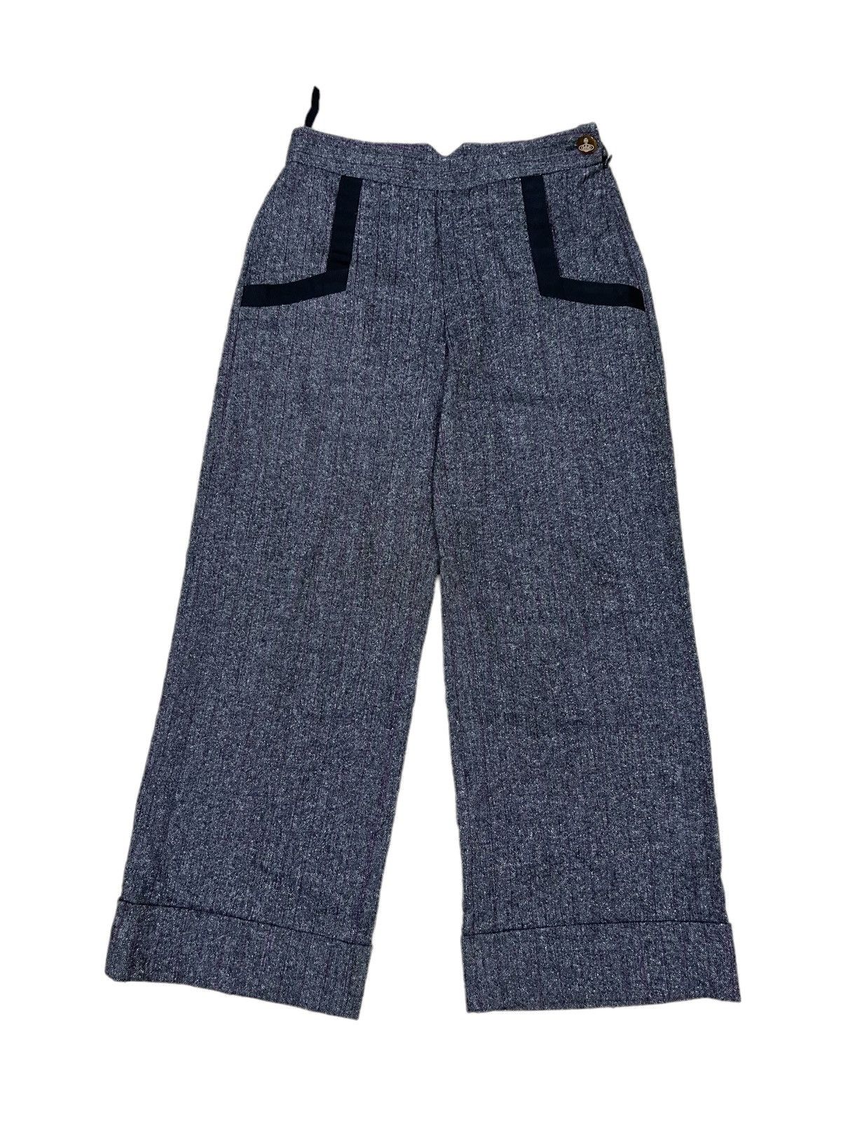 Vivienne Westwood GRAIL🔥2010 Vivienne Westwood 🇮🇹 Wool Blend Baggy Pants Size 26" / US 2 / IT 38 - 1 Thumbnail