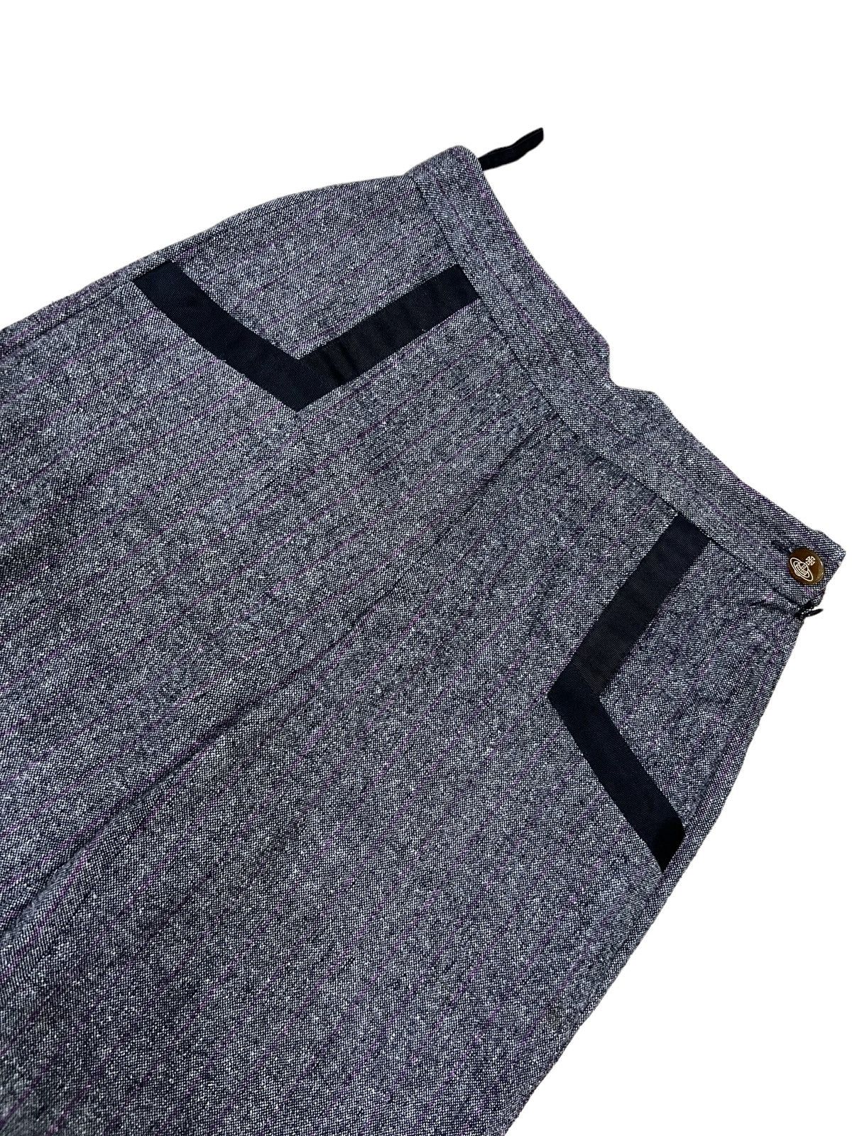 Vivienne Westwood GRAIL🔥2010 Vivienne Westwood 🇮🇹 Wool Blend Baggy Pants Size 26" / US 2 / IT 38 - 3 Thumbnail