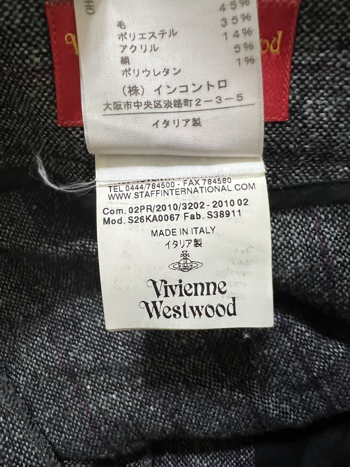 Vivienne Westwood GRAIL🔥2010 Vivienne Westwood 🇮🇹 Wool Blend Baggy Pants Size 26" / US 2 / IT 38 - 9 Thumbnail