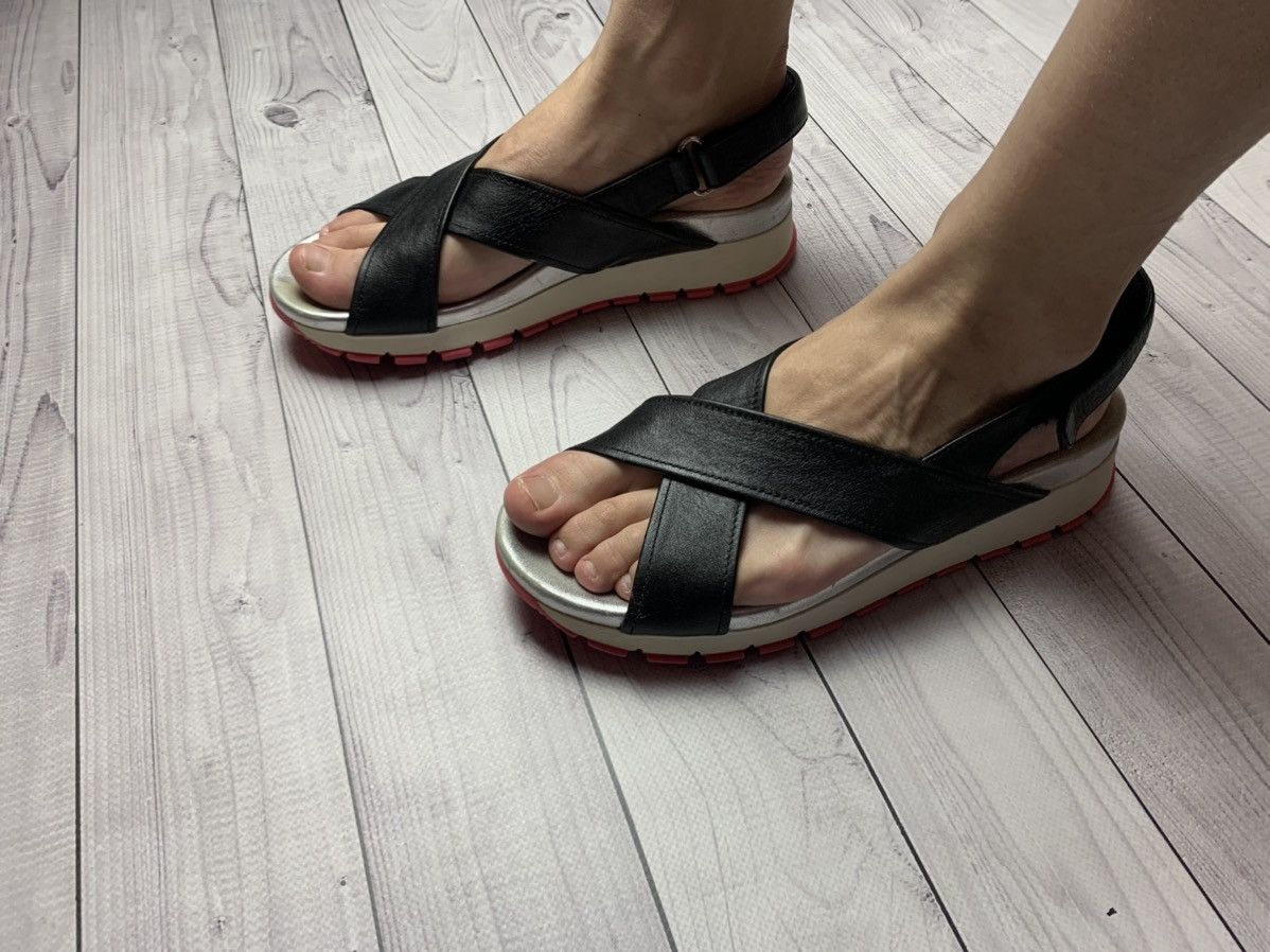 Prada Vintage Prada Sandals leather size 40 Size US 7 / EU 40 - 8 Thumbnail