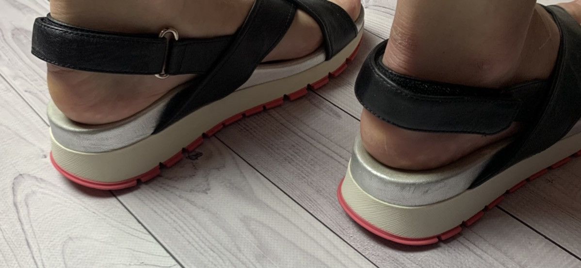 Prada Vintage Prada Sandals leather size 40 Size US 7 / EU 40 - 9 Thumbnail