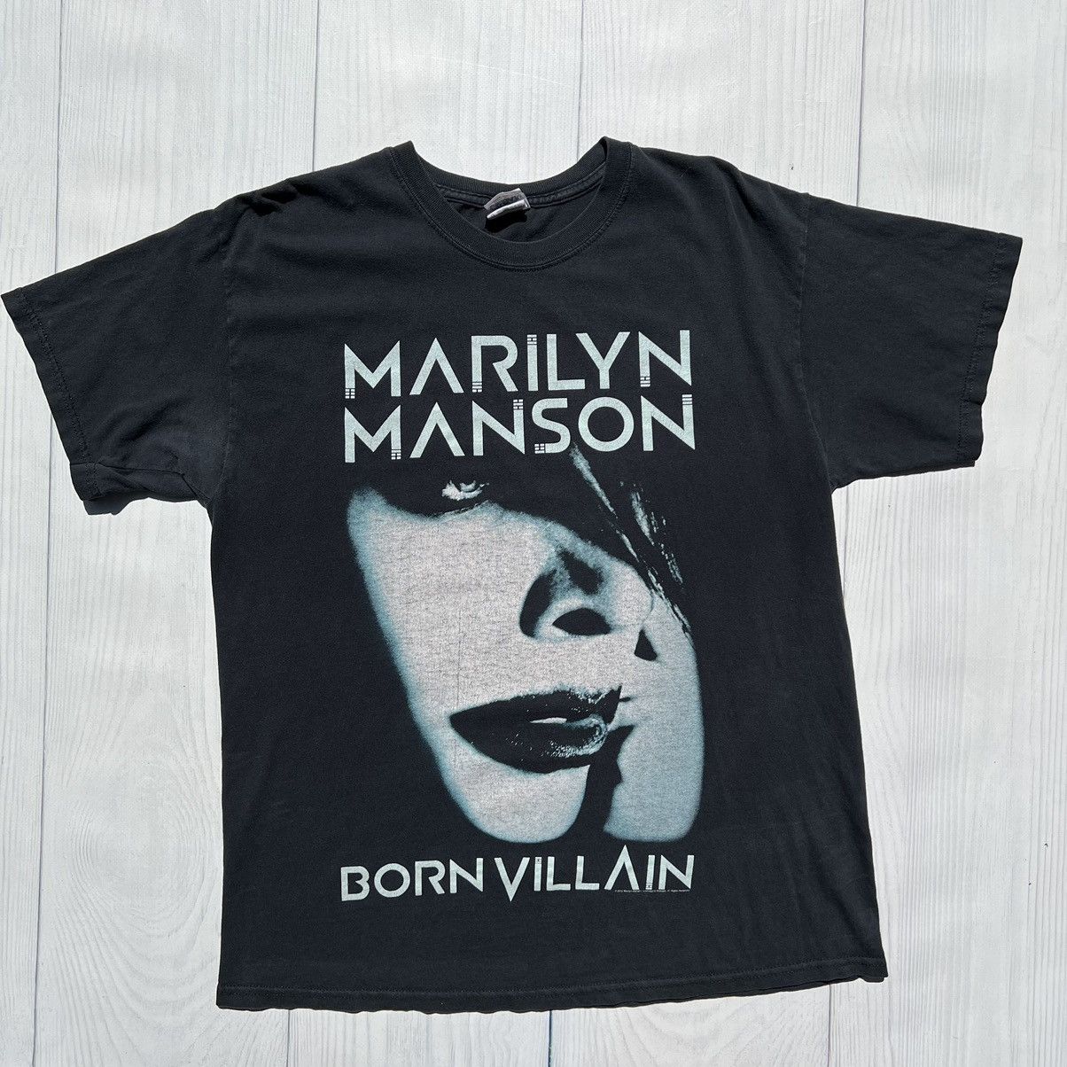 Marilyn Manson born villain t-shirt 2012 vintage