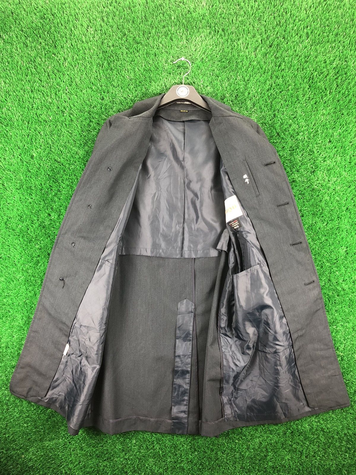 Japanese Brand Vintage 80's Long Coat Jacket by Fashion House Sanyo Size US M / EU 48-50 / 2 - 7 Thumbnail