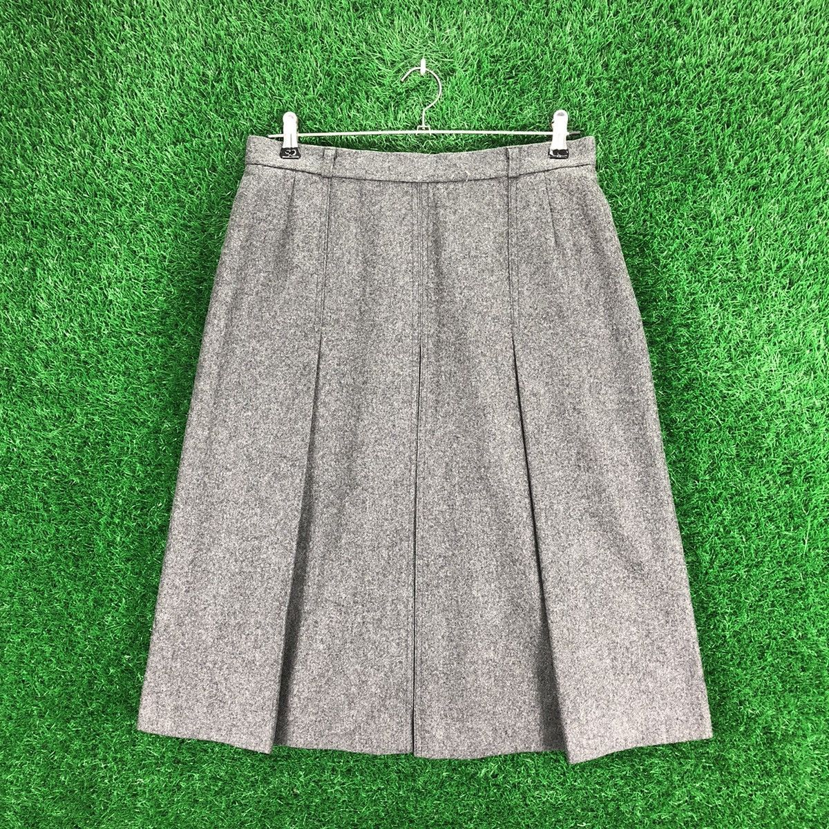 Designer × Japanese Brand × Vintage Vintage 80's Paul Wool Midi Skirt Size 30" / US 8 / IT 44 - 1 Thumbnail