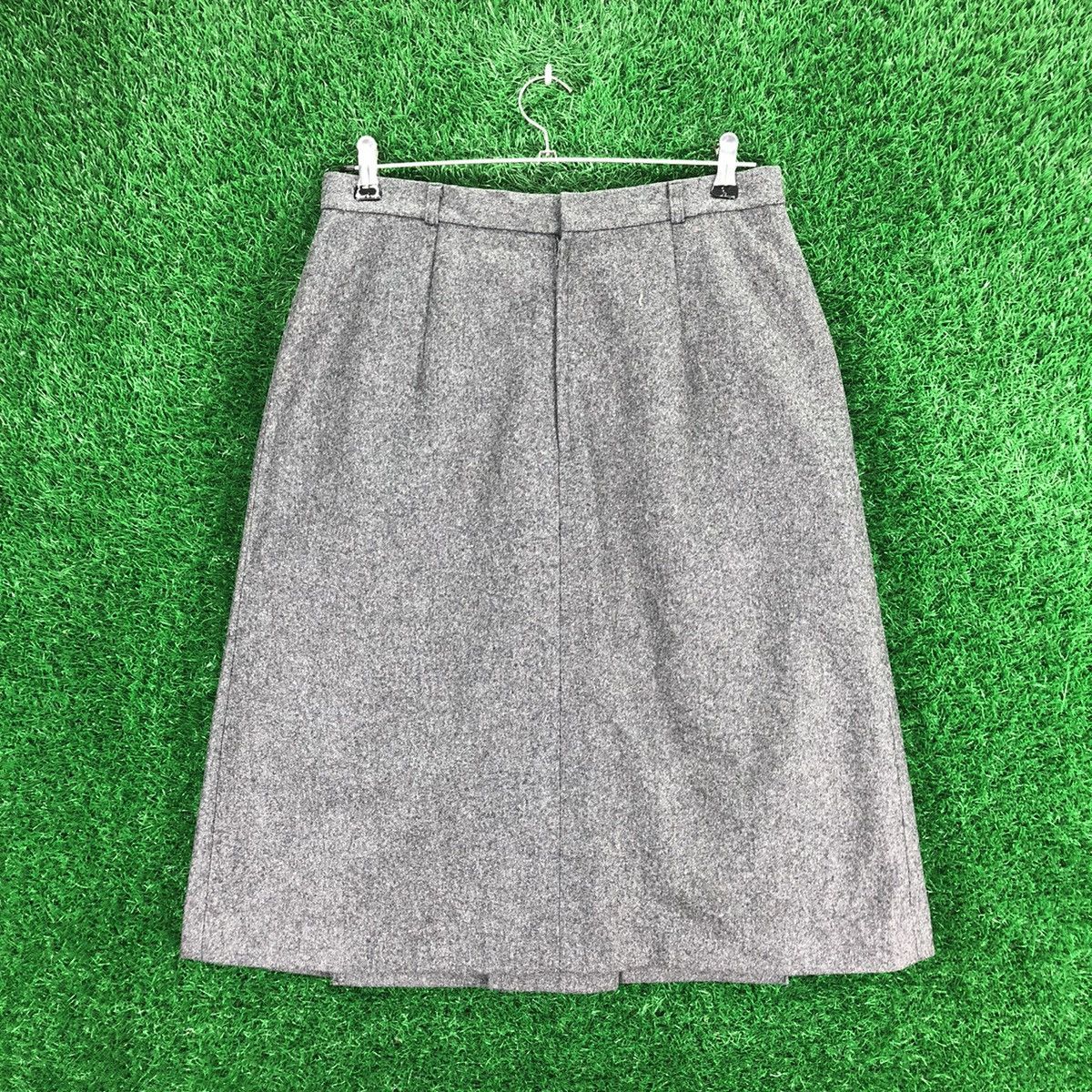 Designer × Japanese Brand × Vintage Vintage 80's Paul Wool Midi Skirt Size 30" / US 8 / IT 44 - 2 Thumbnail