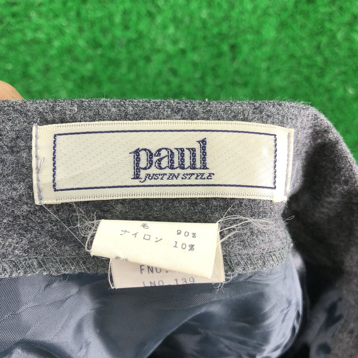 Designer × Japanese Brand × Vintage Vintage 80's Paul Wool Midi Skirt Size 30" / US 8 / IT 44 - 7 Thumbnail