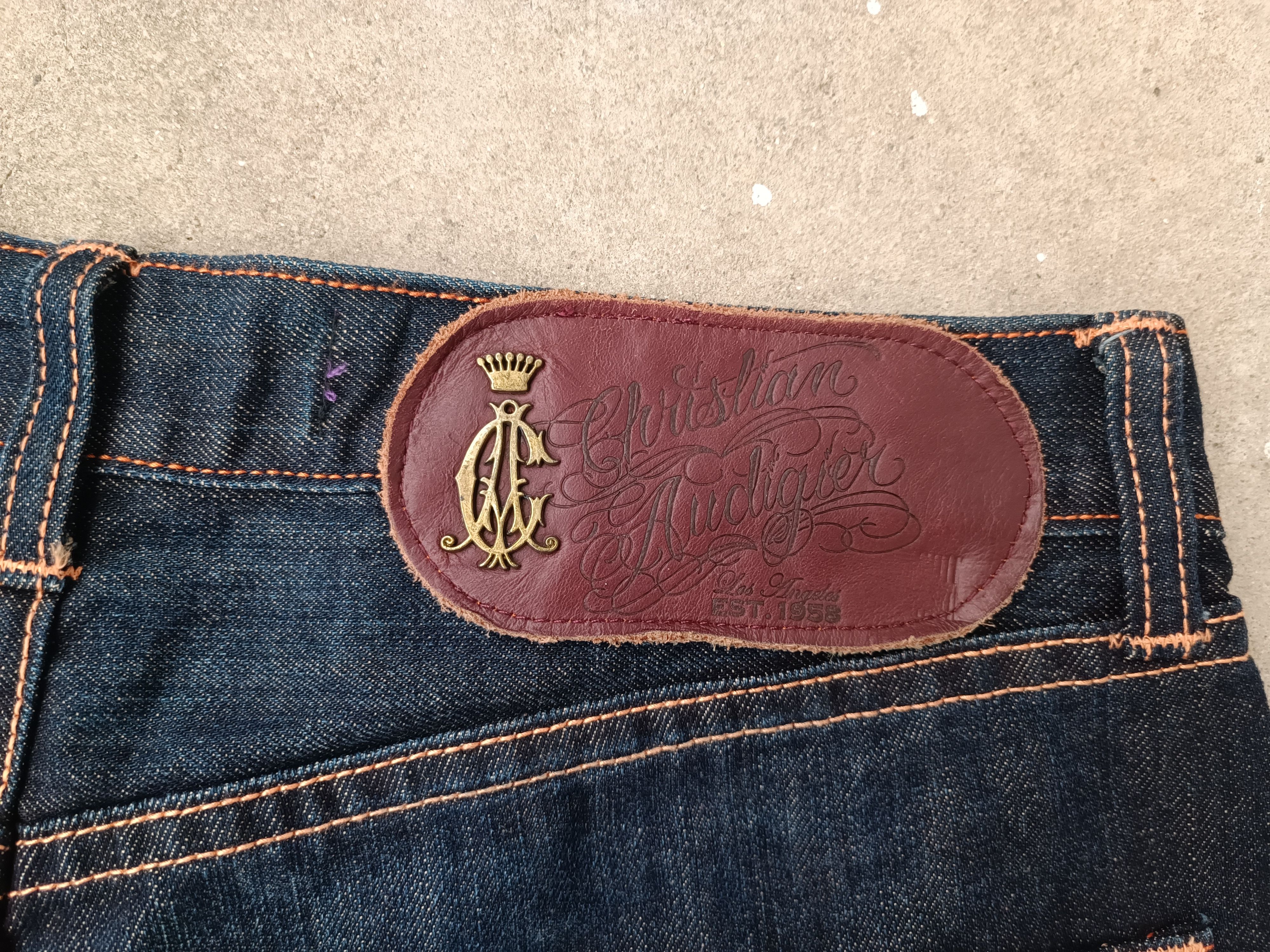 Christian Audigier Christian Audigier Cropped Pants Size US 33 - 5 Thumbnail