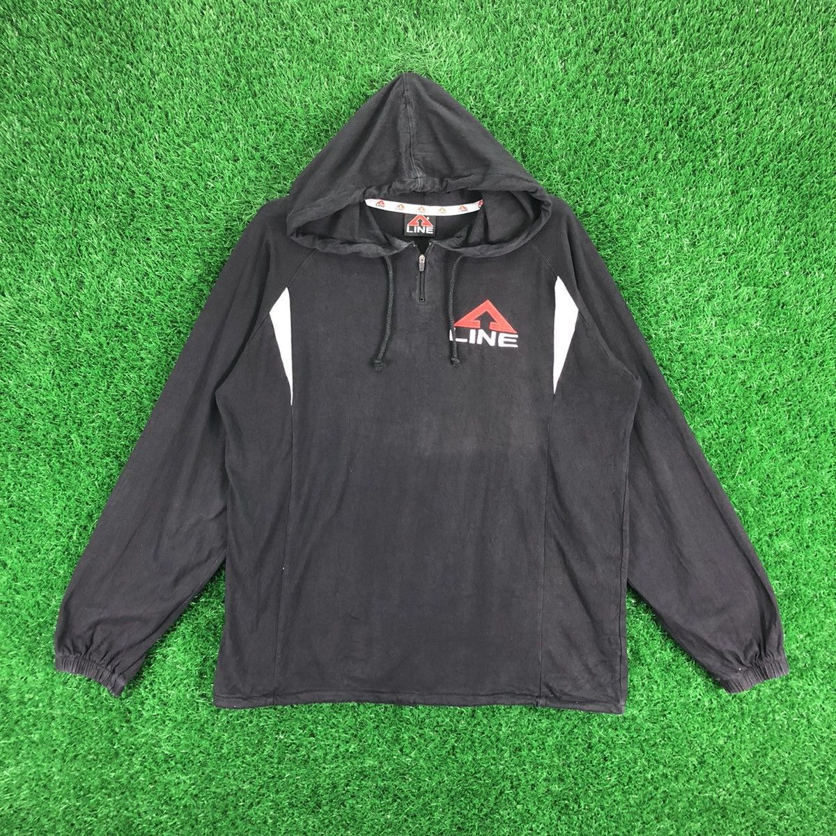 Japanese Brand Vintage Line Pullover Sweater Hoodie Embroidered Ligo Size US M / EU 48-50 / 2 - 1 Thumbnail