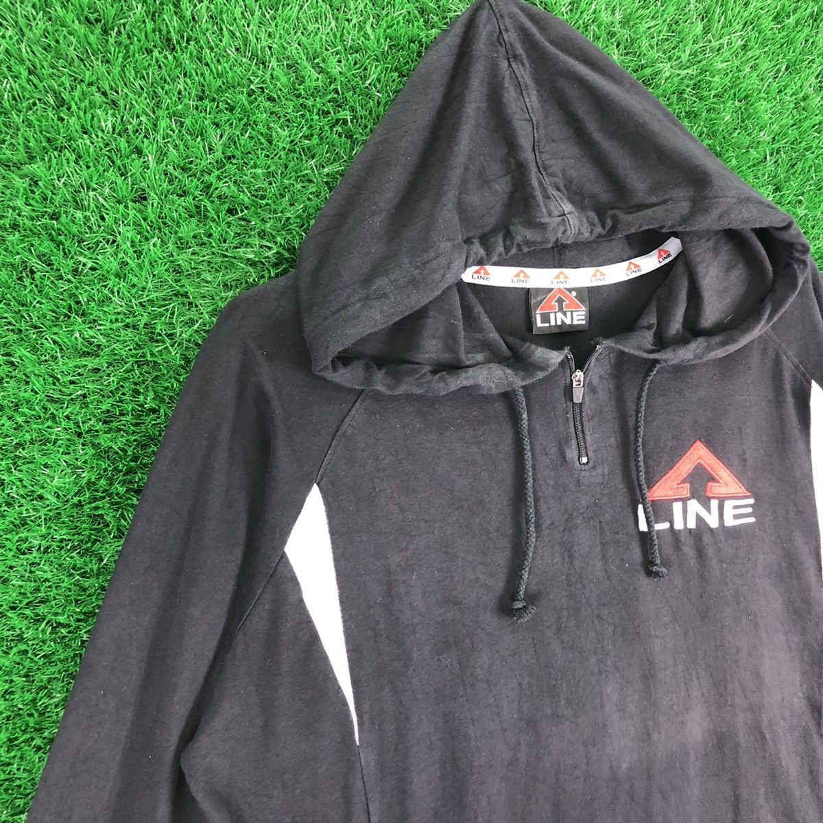 Japanese Brand Vintage Line Pullover Sweater Hoodie Embroidered Ligo Size US M / EU 48-50 / 2 - 2 Thumbnail