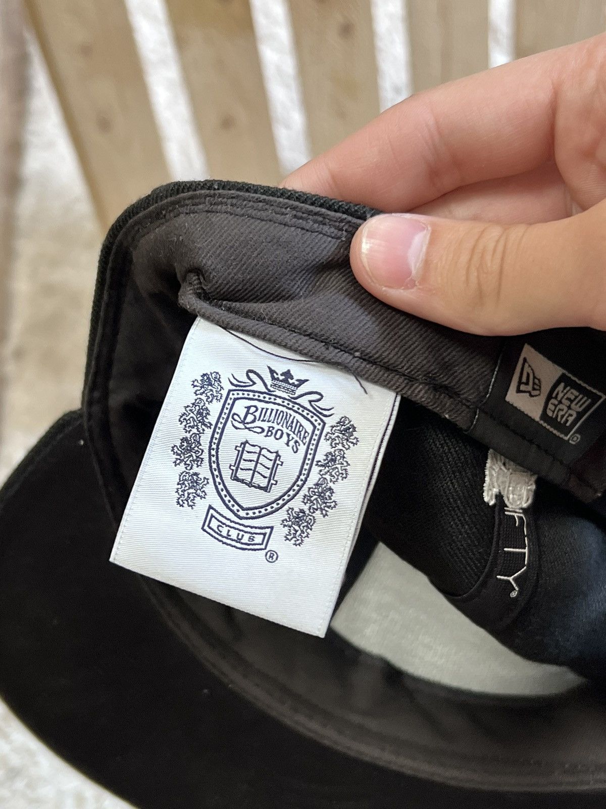 Billionaire Boys Club Billionaire Boys Club New Era B logo black wool cap Size ONE SIZE - 7 Thumbnail