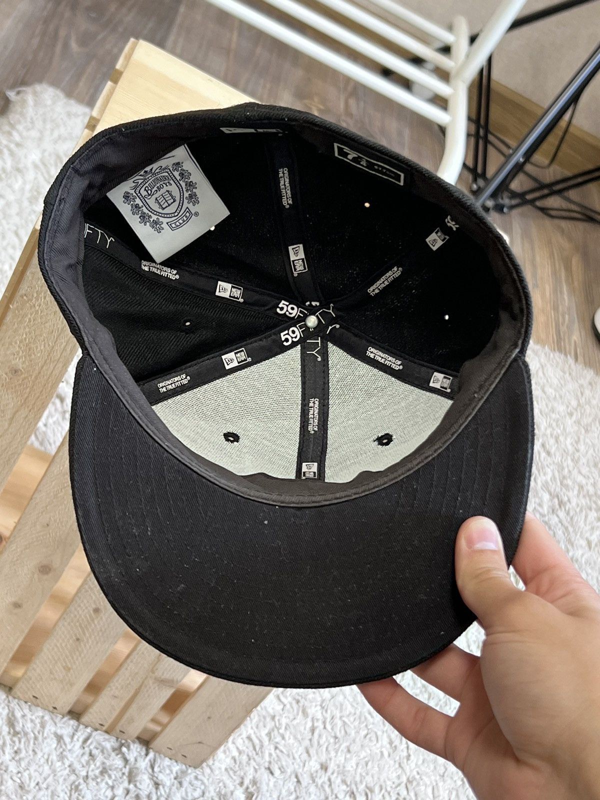 Billionaire Boys Club Billionaire Boys Club New Era B logo black wool cap Size ONE SIZE - 5 Thumbnail