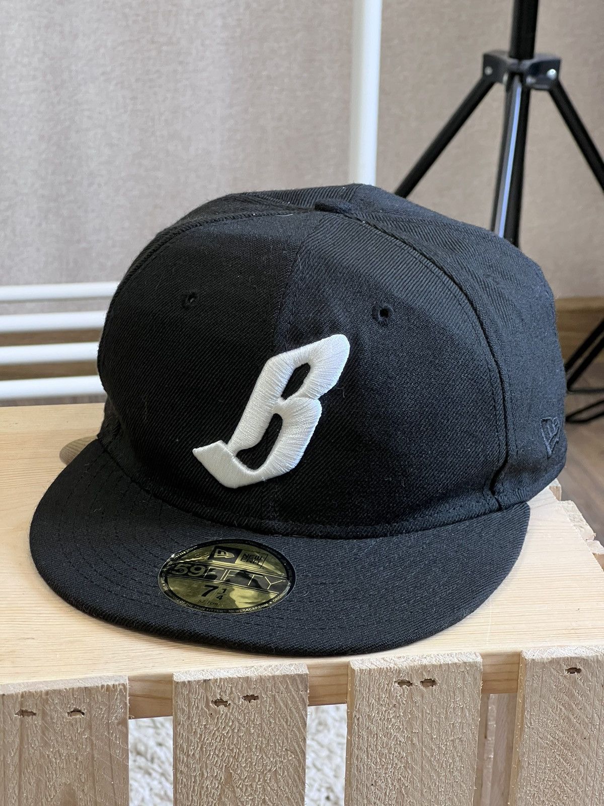 Billionaire Boys Club Billionaire Boys Club New Era B logo black wool cap Size ONE SIZE - 2 Thumbnail