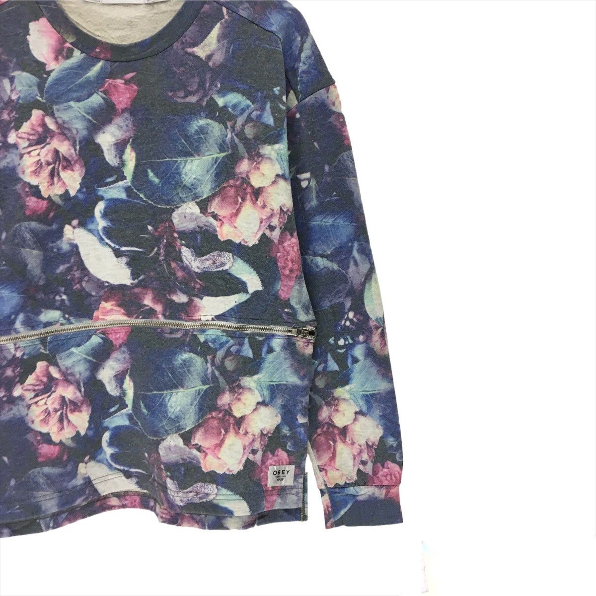 Obey OBEY PROPAGANDA Floral Design Sweatshirt Size M / US 6-8 / IT 42-44 - 7 Thumbnail