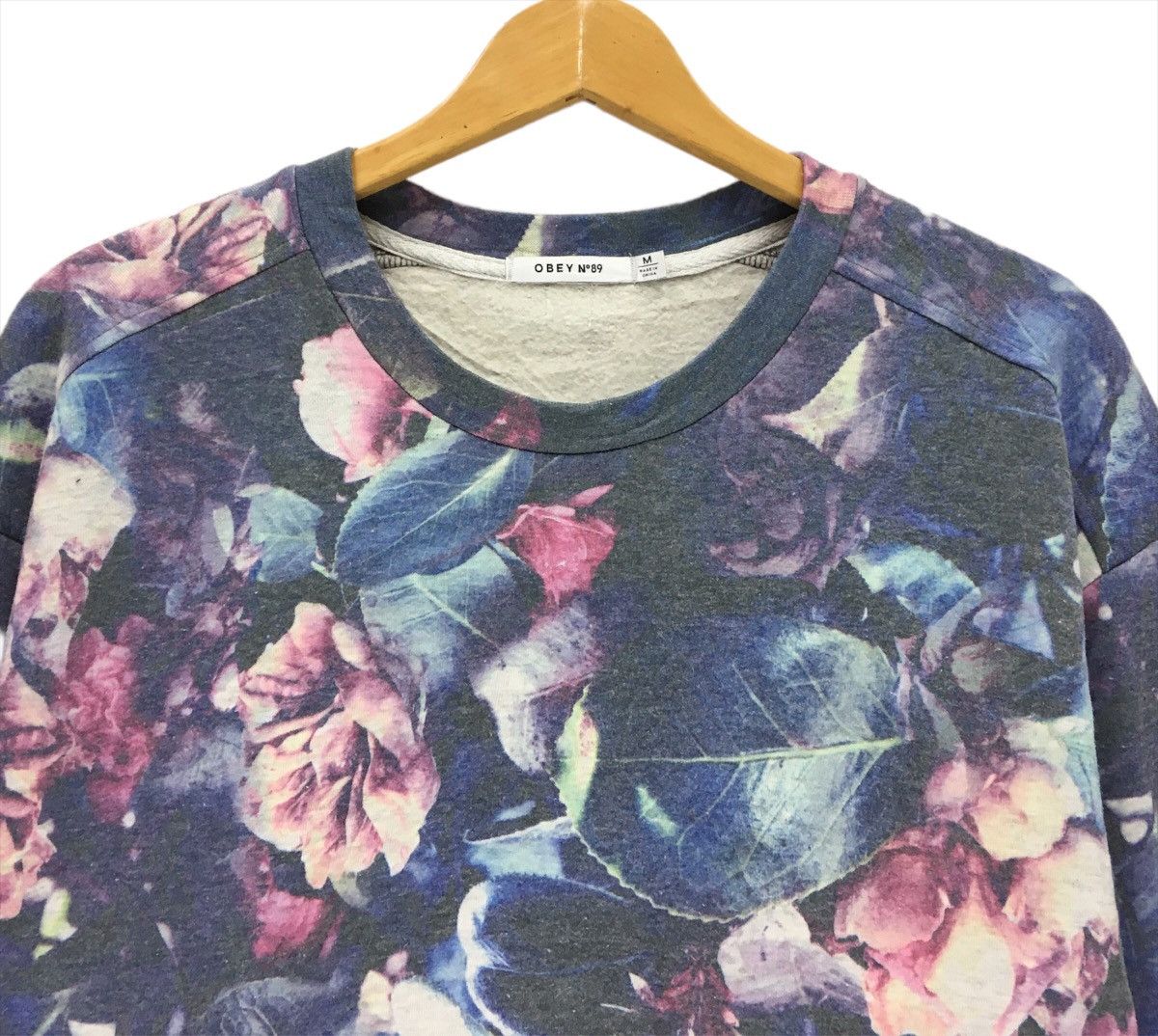 Obey OBEY PROPAGANDA Floral Design Sweatshirt Size M / US 6-8 / IT 42-44 - 5 Thumbnail