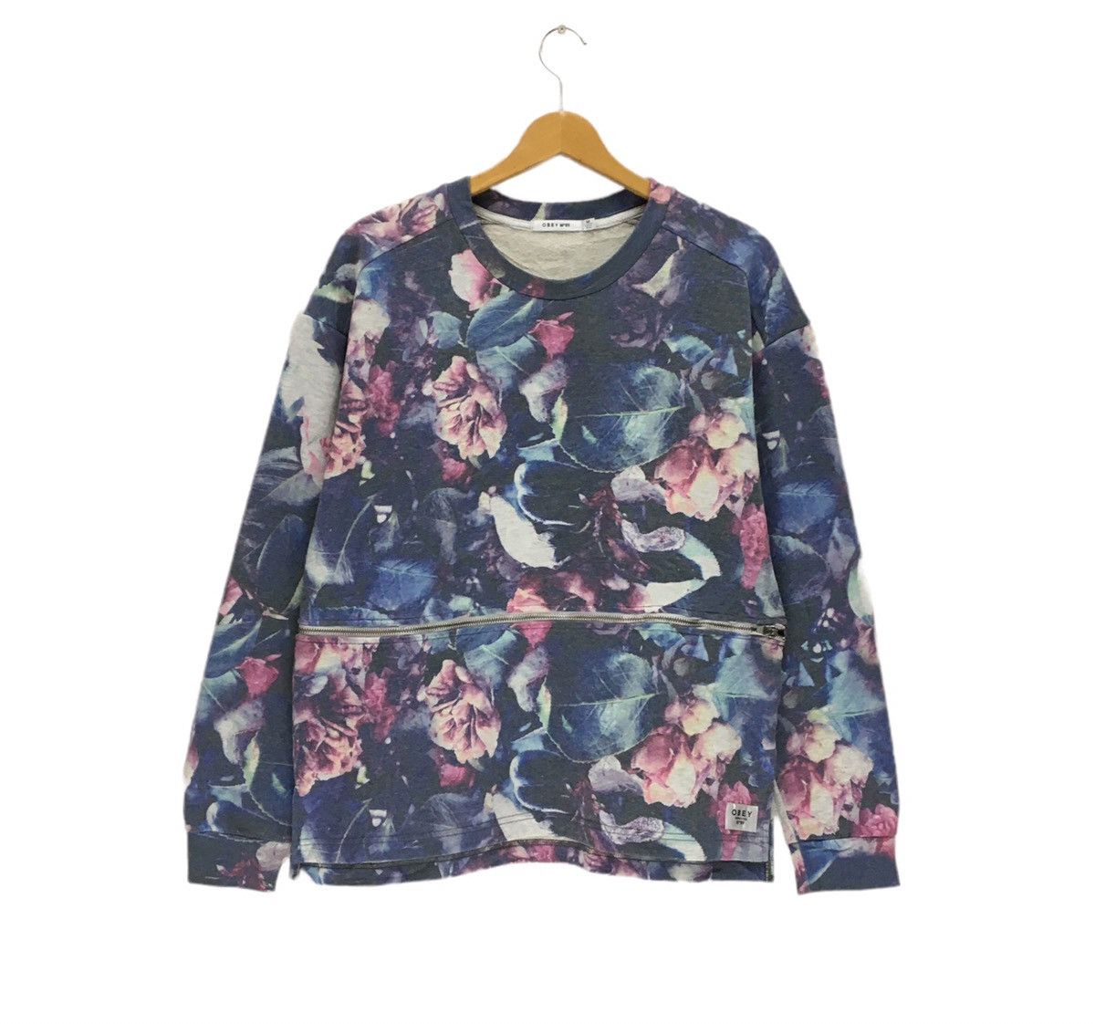 Obey OBEY PROPAGANDA Floral Design Sweatshirt Size M / US 6-8 / IT 42-44 - 1 Thumbnail