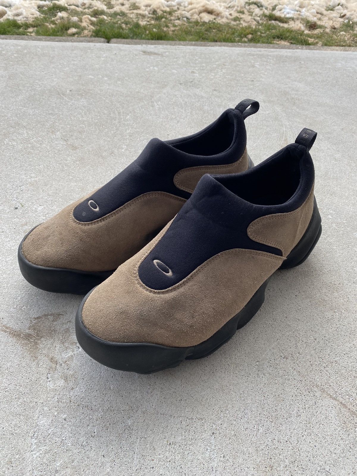 Oakley × Vintage Rare vintage Oakley flesh slip on sneakers | Grailed