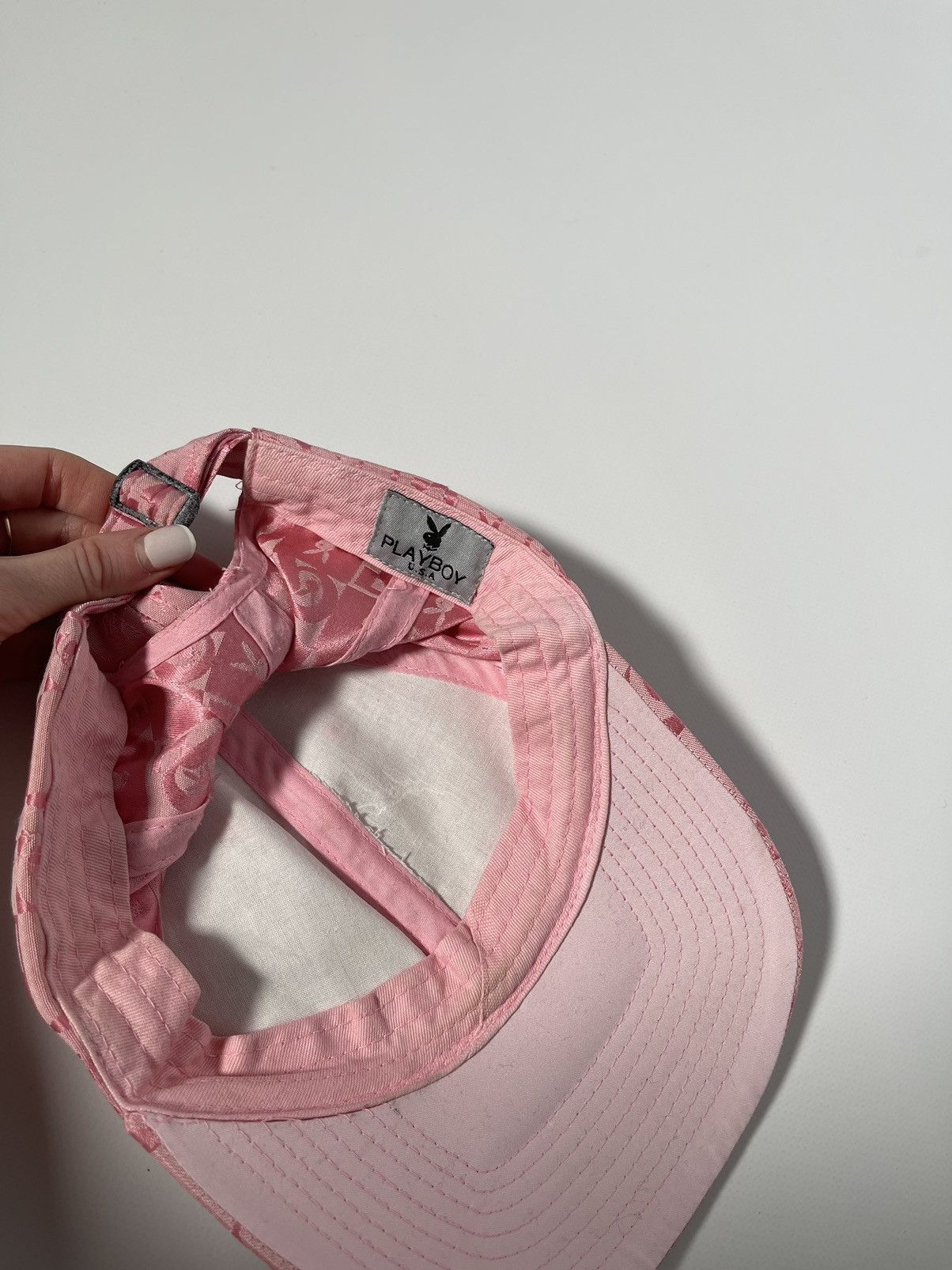 Playboy × Vintage Vintage Playboy USA Cap hype streetwear hat dad cap 90s Size ONE SIZE - 5 Thumbnail