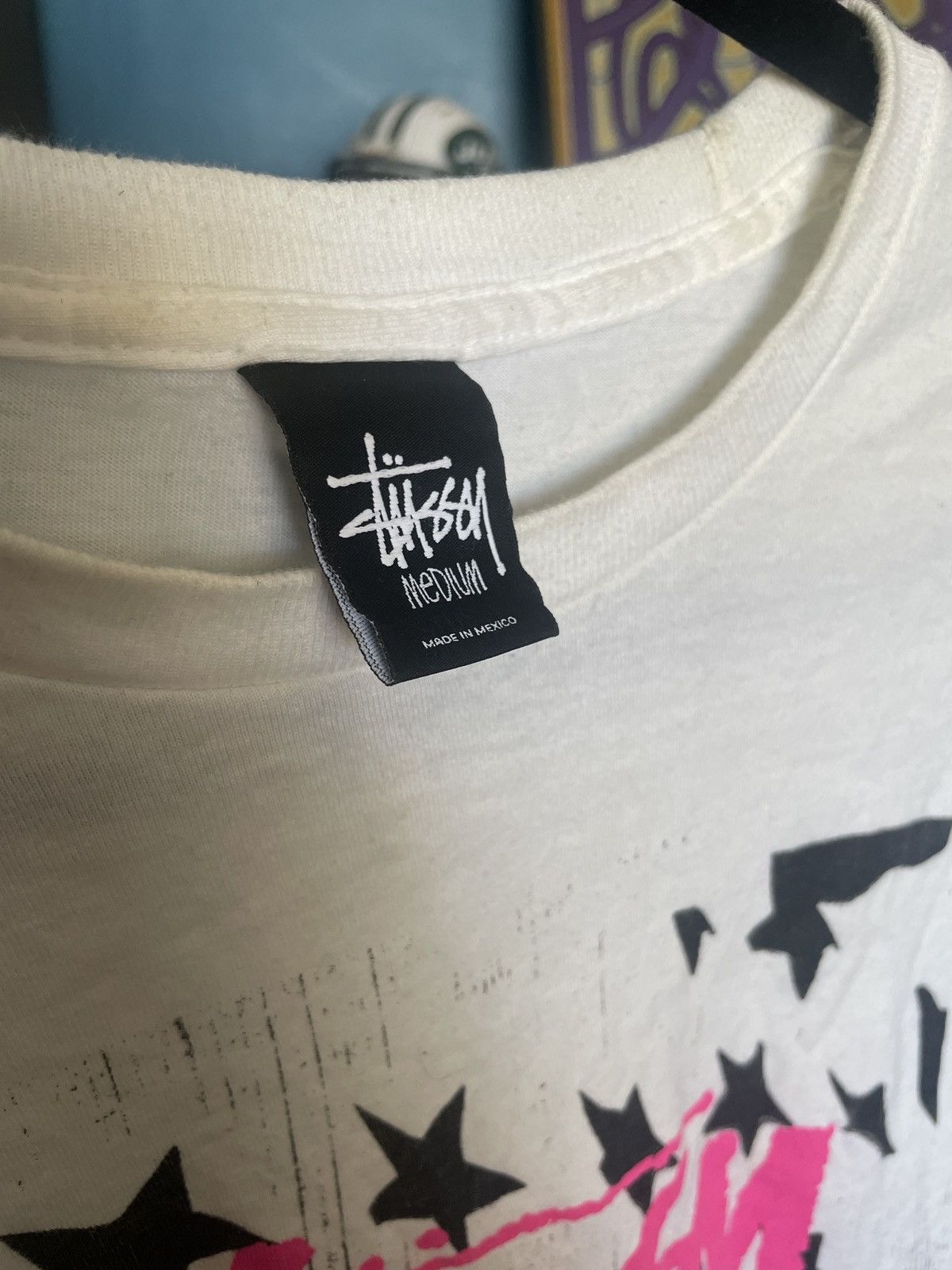 Stussy Stussy Flag Tee ‘White’ Size US M / EU 48-50 / 2 - 3 Thumbnail