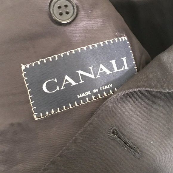 Canali Canali Blazer Size 52L Blue Jacket Blazer Sports Coat Size 52L - 10 Thumbnail